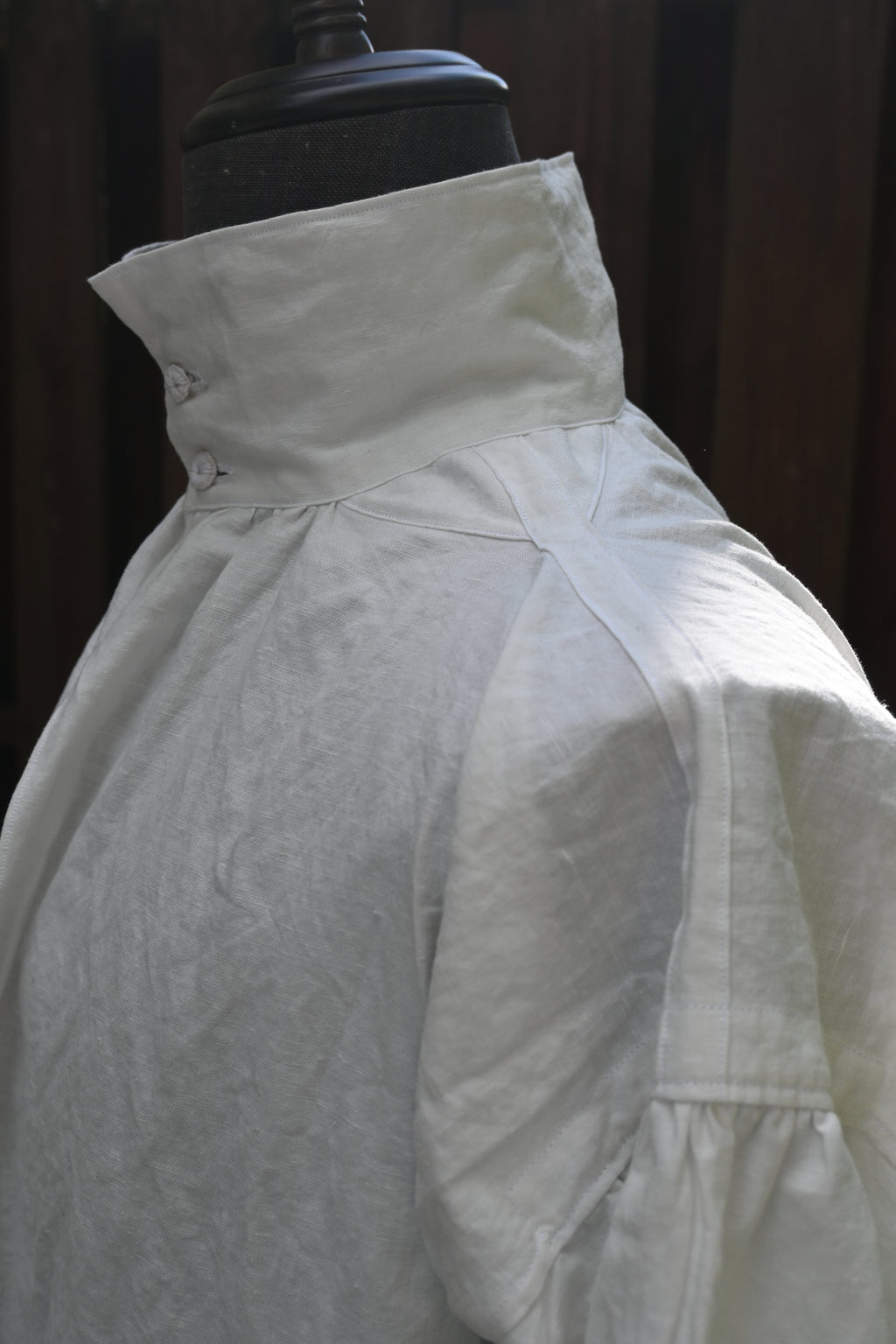 Machine Sewn Shirt with Hand Sewn Cuffs